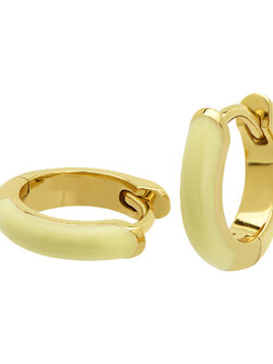 Huggy Enamel Zachtgeel Goud
