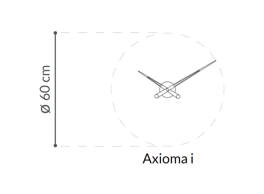 Design clock 'Axioma I' - 60