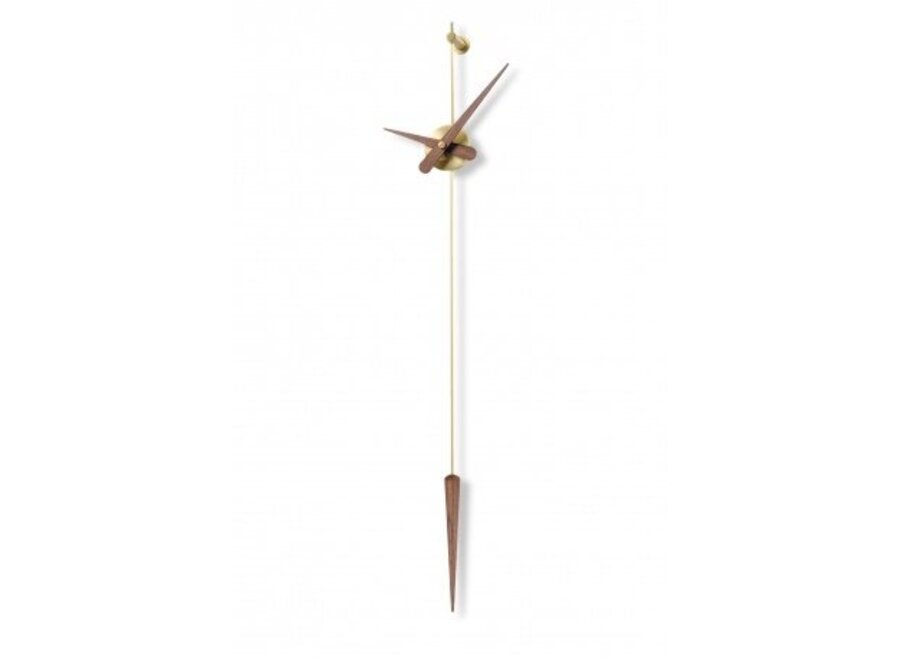 Design clock 'Punta Y Coma Gold n'