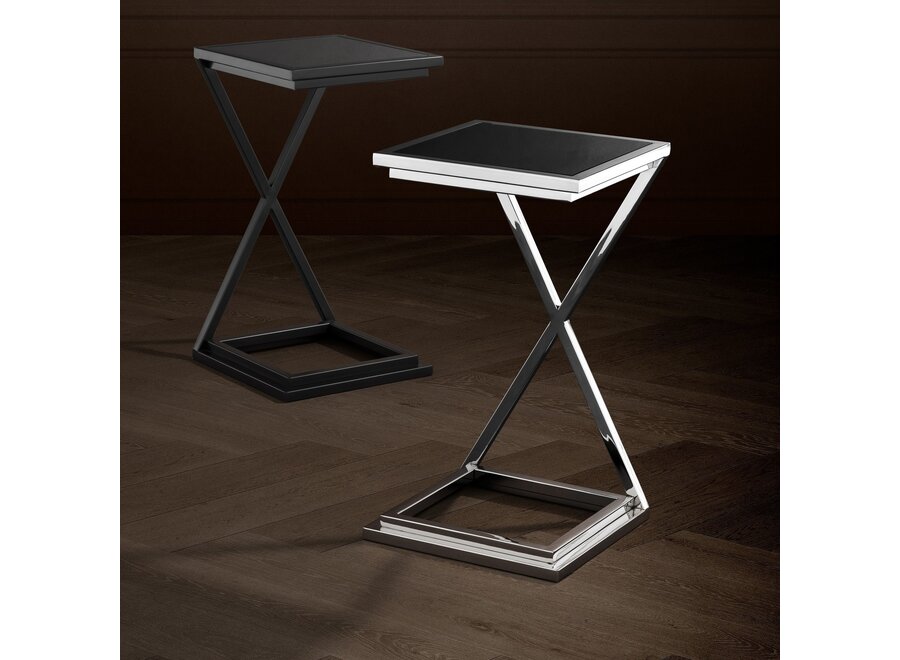 Side table 'Cross black'