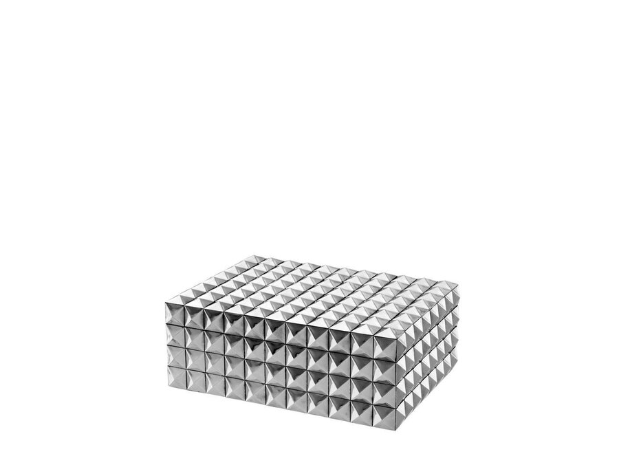 Luxury Storage Box 'Vivienne' S - Nickel