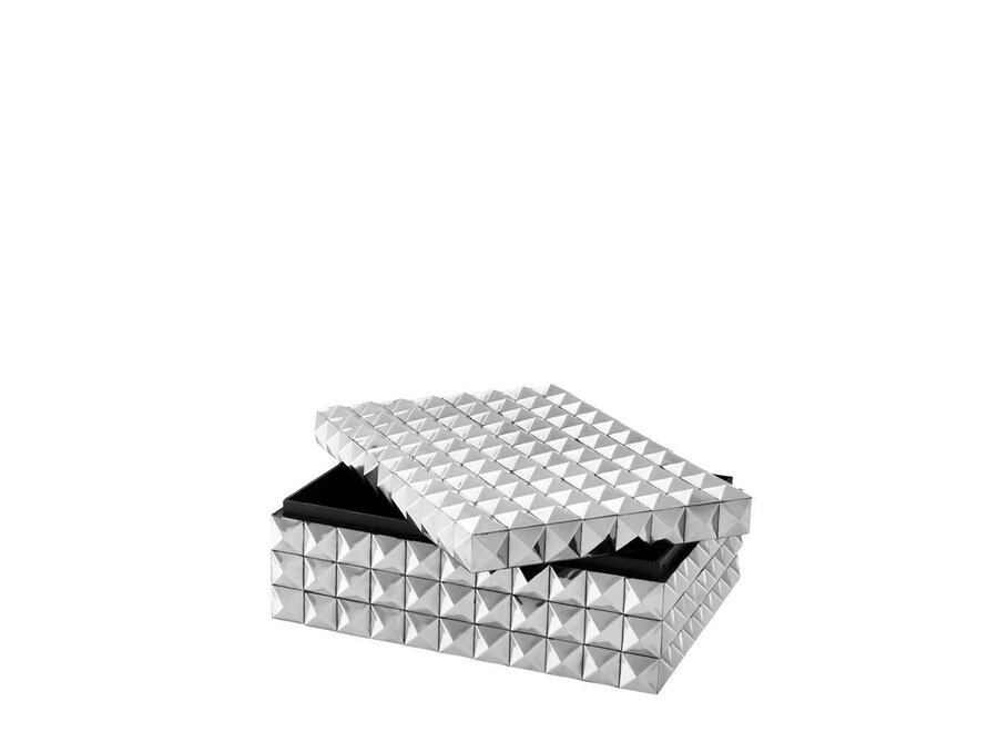 Luxury Storage Box 'Vivienne' S - Nickel