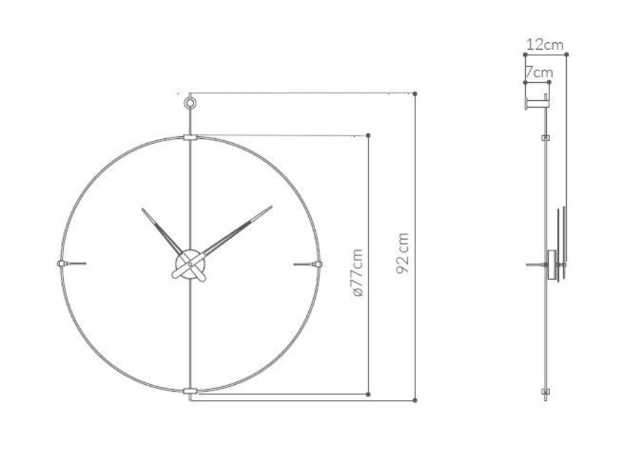 Design Clock 'Mini Bilbao'