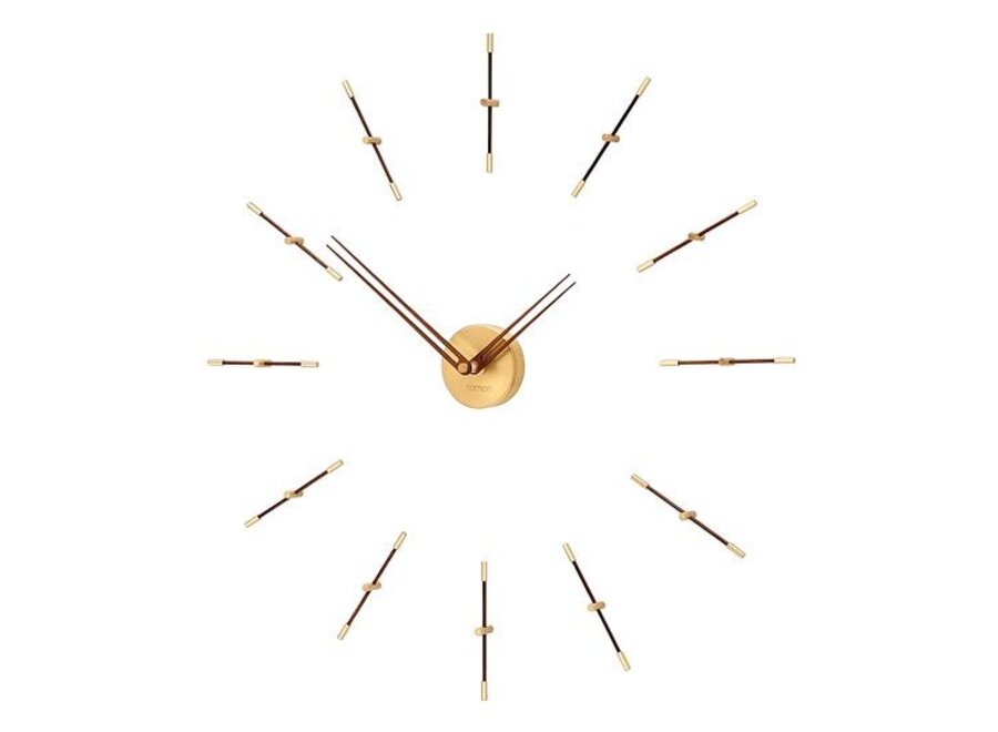 Design  clock 'Mini Merlín' Gold