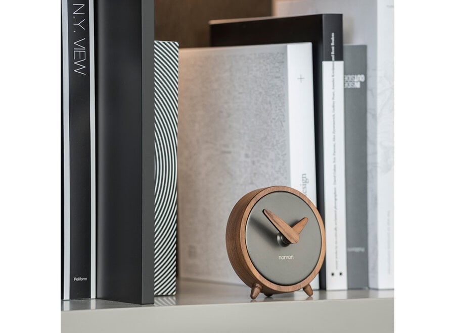 Table clock 'Atomo Sobremesa' graphite