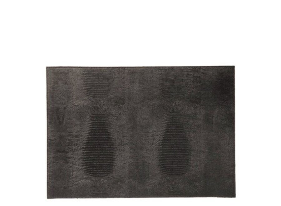 Placemat 'Doukas' Black - set of 2