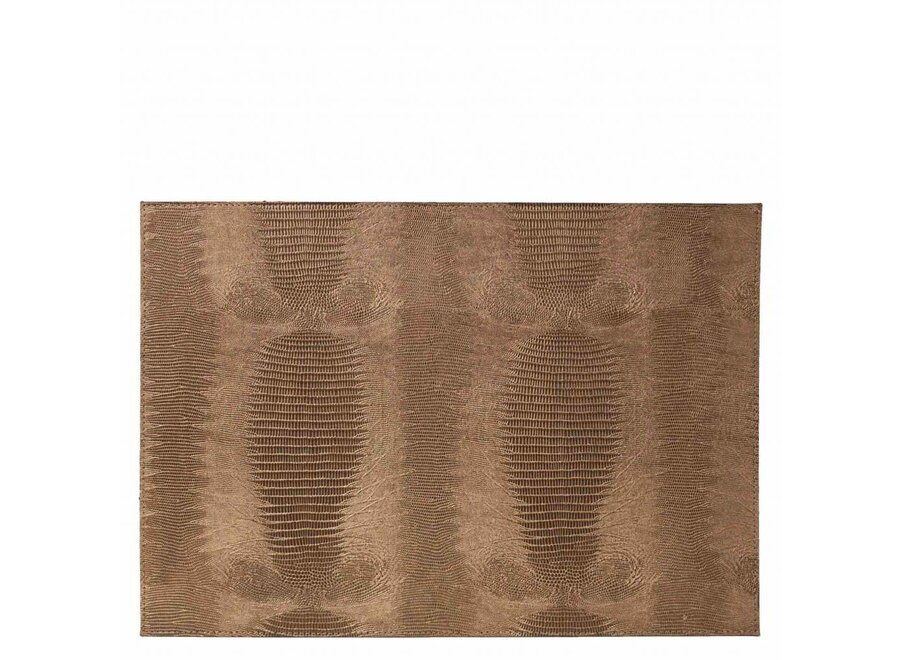 Placemat 'Doukas' Bronze - set of 2
