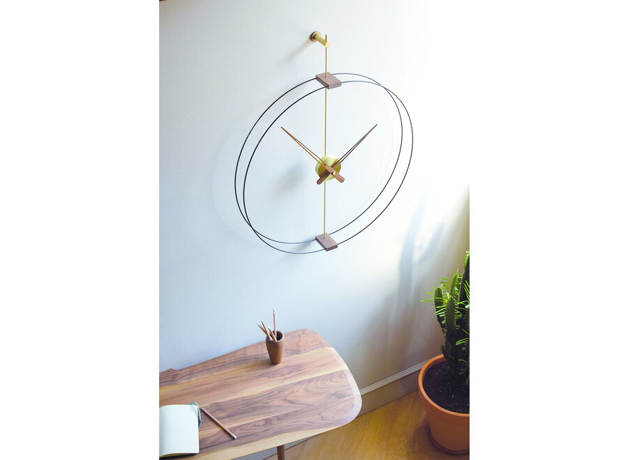 Design Clock 'Mini Barcelona' Gold