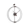 Design wall clock 'Micro Barcelona' T Graphite