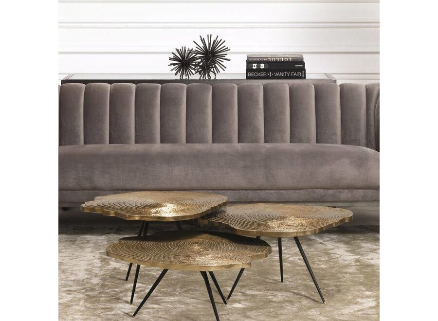 Decoration object 'Meteor' set of 3 - Black