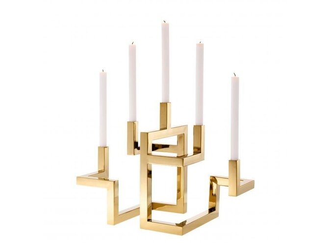 Candle holder Skyline - Brass