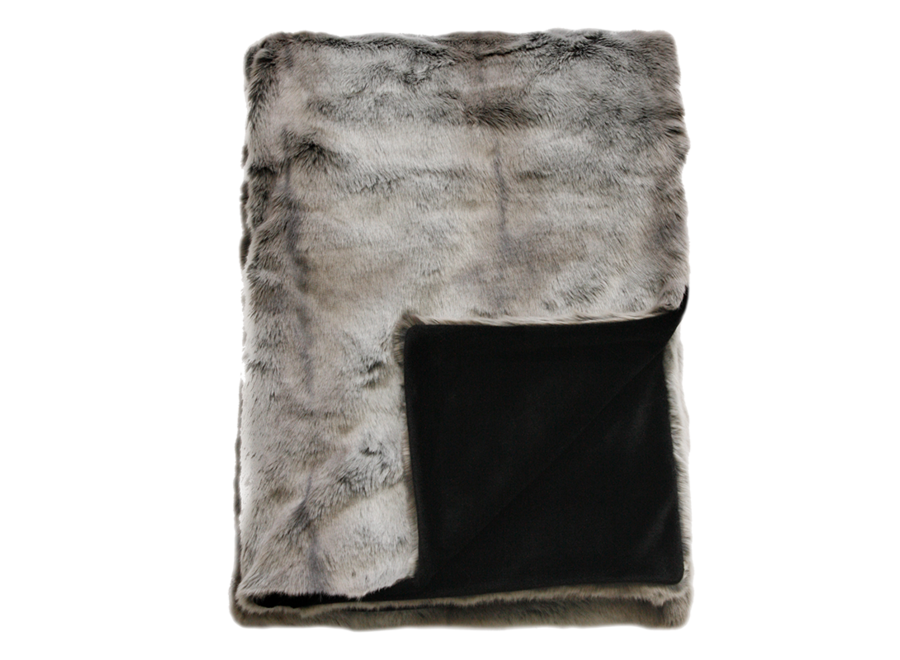 Fur throw 'Silver Marten'