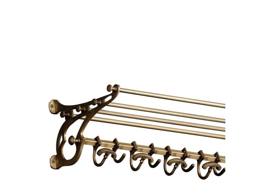 Coatrack 'Hudson' - L - Brass