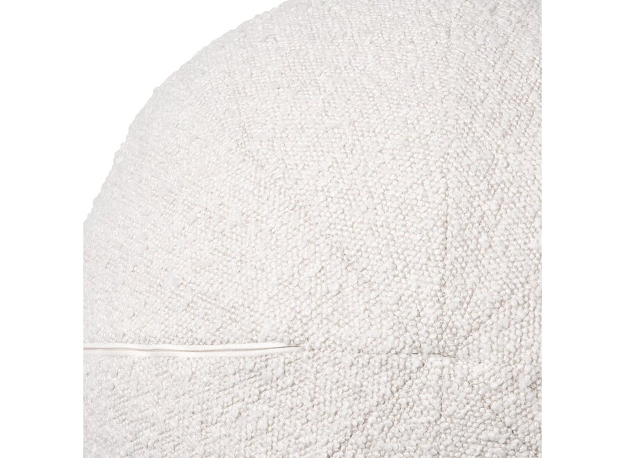 Pillow ‘Palla' Bouclé cream - L