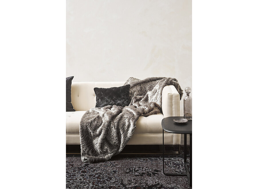 Fur Throw 'Pewter Chinchilla'