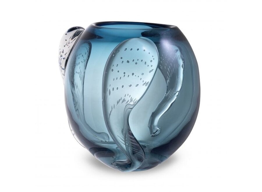 Vase Sianluca - L - Blue