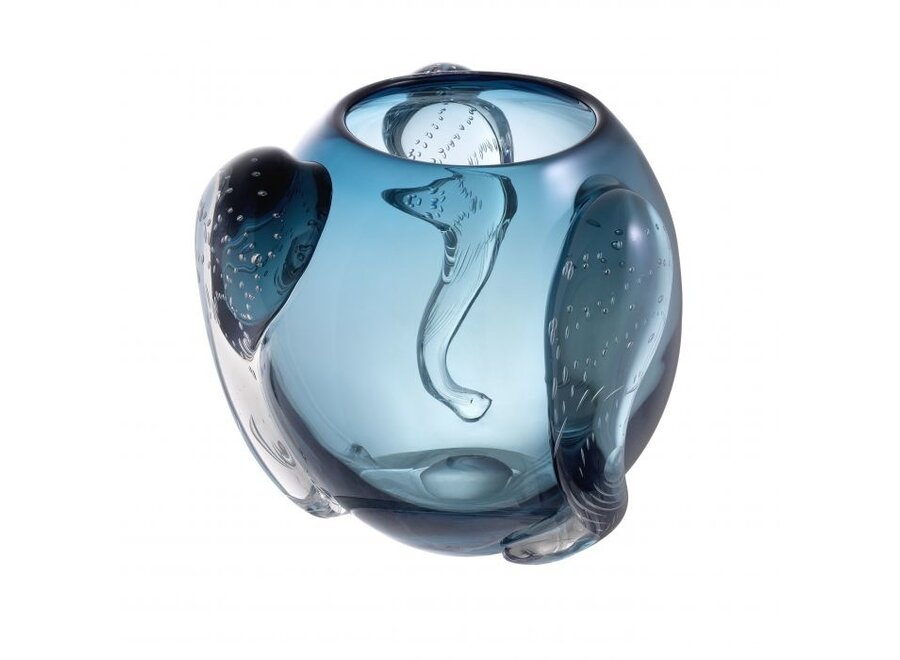 Vase 'Sianluca' - L - Blue