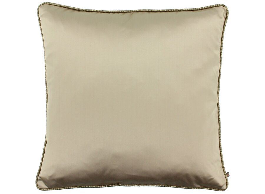 Pillow Dafne Dark Sand + Piping Diamante Gold