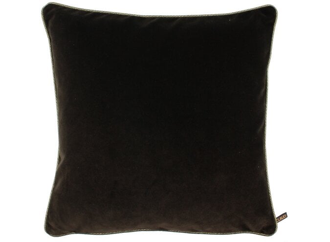 Pillow Rosana Chocolate + Piping Diamante Gold