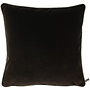 Decorative pillow Rosana Chocolate + Piping Diamante Gold