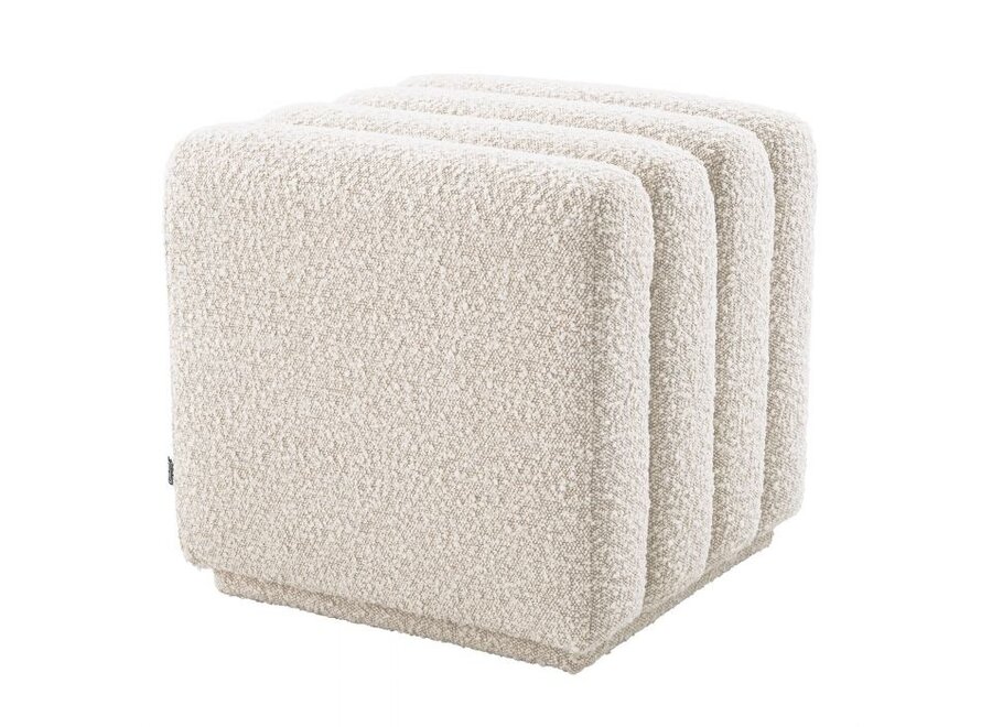 Stool ‘Bente' - Bouclé cream