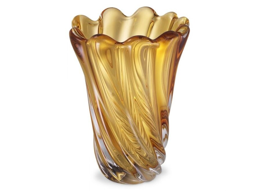 Vase 'Contessa' - L - Yellow