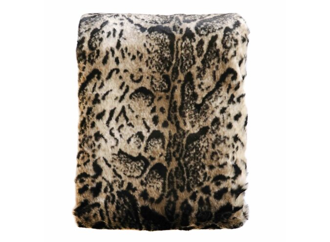 Fur Throw - African Leopard