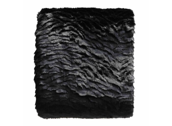 Fur Throw - Black Tiger