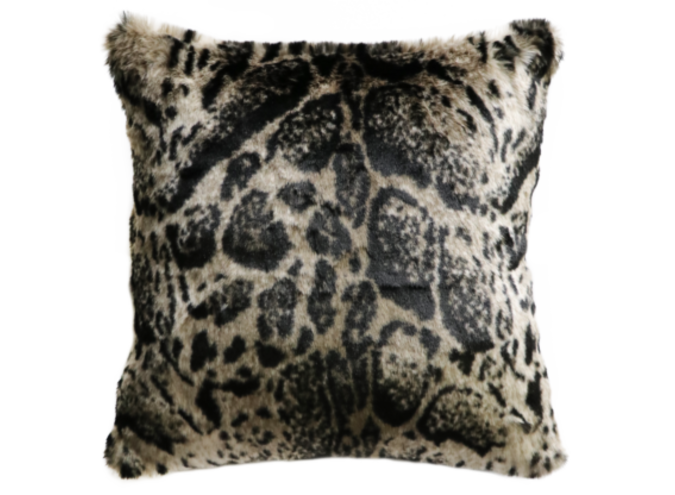 Fur Pillow - African Leopard