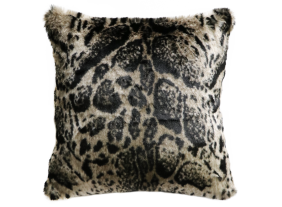 Fur Pillow - African Leopard