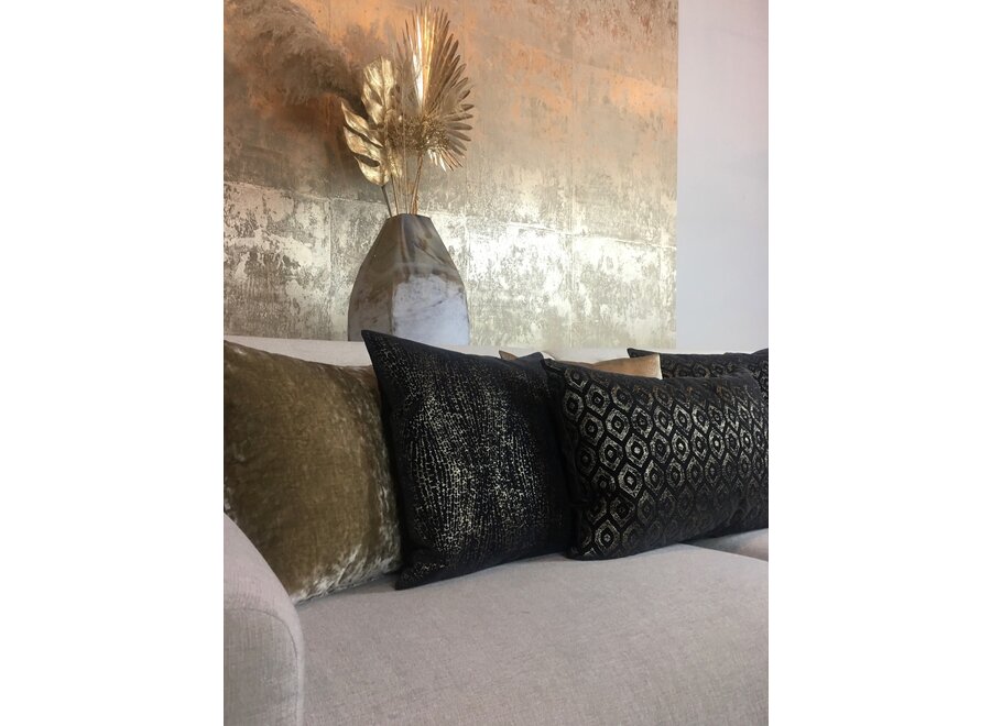 Decorative pillow Missy W|Exclusives Black/Gold