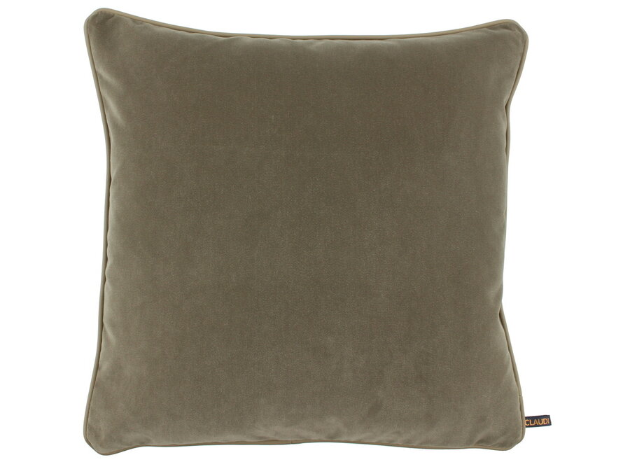 Decorative pillow Rosana Brown + Piping Laser