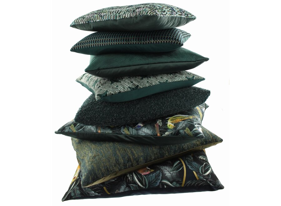 Decorative Pillow Perla Dark Green