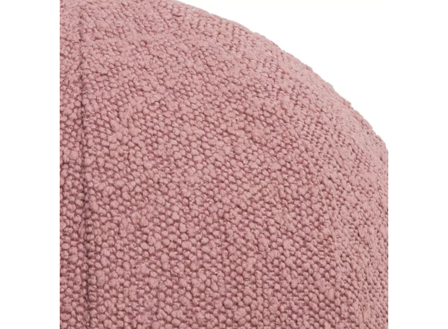 Pillow 'Palla' -Bouclé rose - S