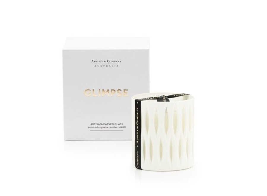 Scented candle 'Glimpse' - Blanc