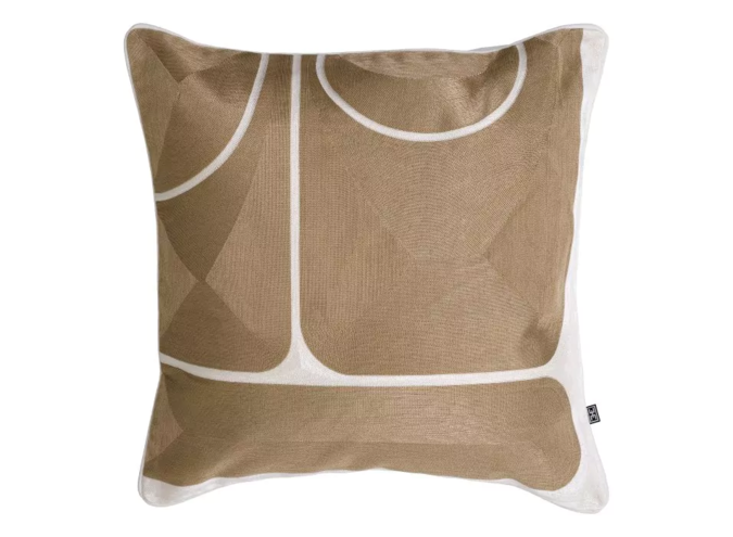 Pillow Sabrosa - Beige & White