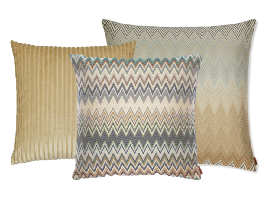 Pillow combination Grey/Sand: Bastia, Masuleh & Coomba