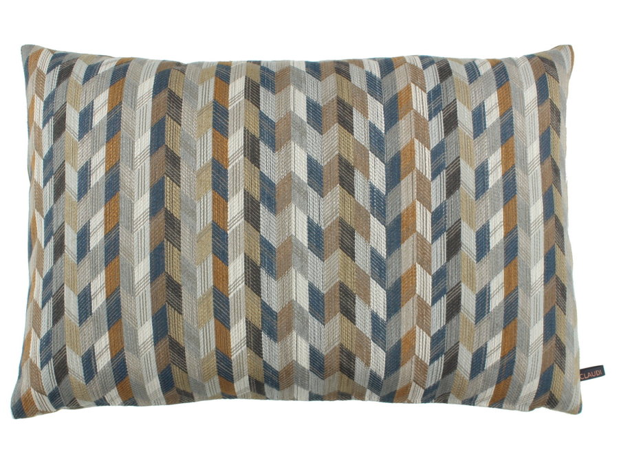 Decorative Pillow Ernesto Denim/Copper