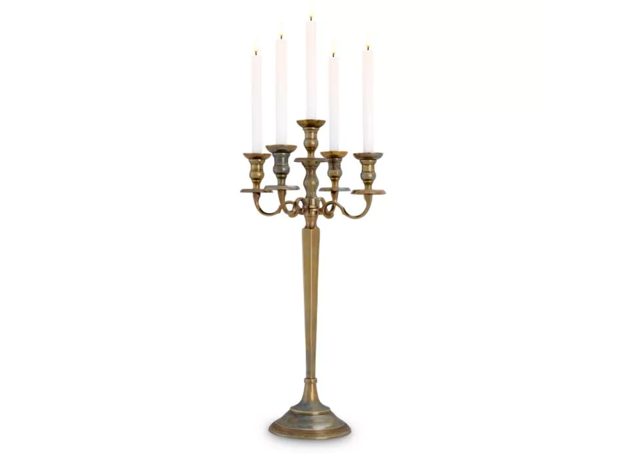 Candle holder 'Amarillo' - Brass