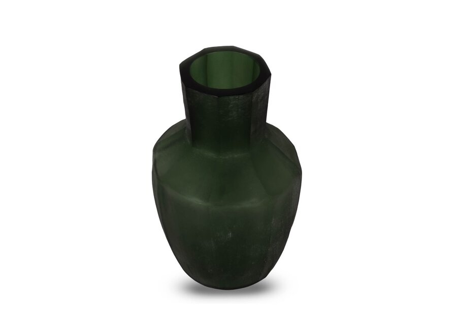 Vase 'Kunzite' S - Dark Green