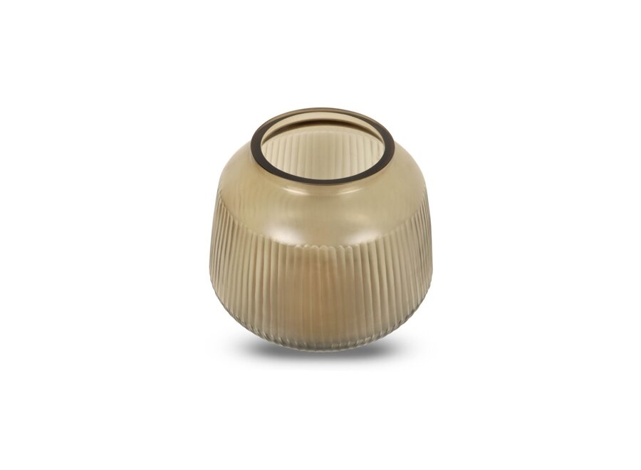 Vase 'Kashmir' M - smoke
