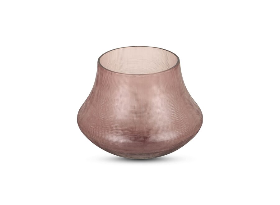 Vase 'Khooni' M - Aubergine