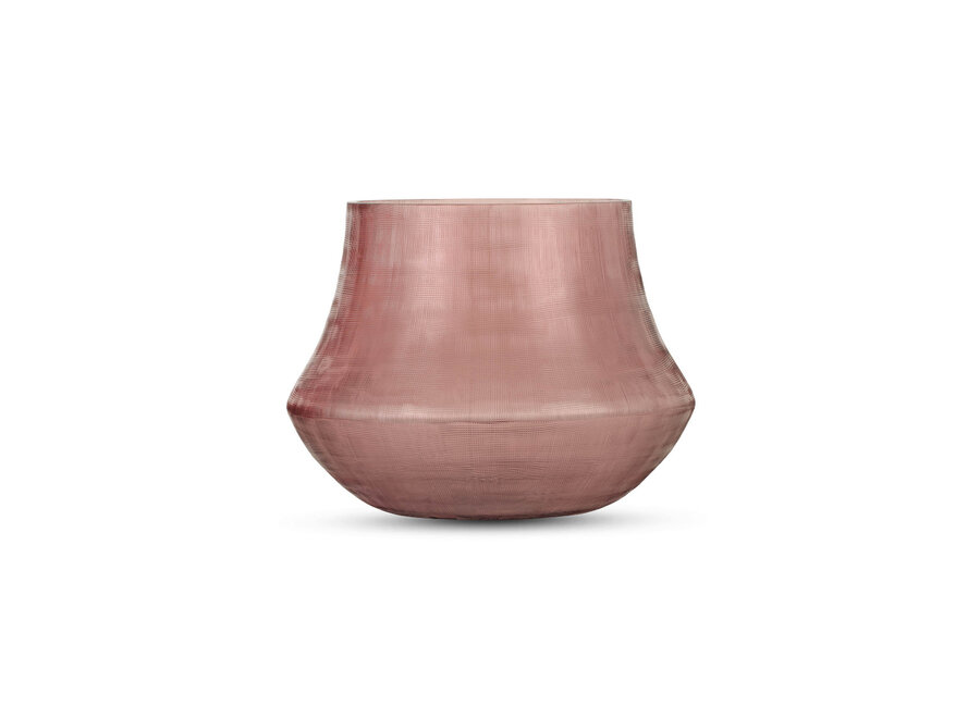 Vase 'Khooni' L - Aubergine