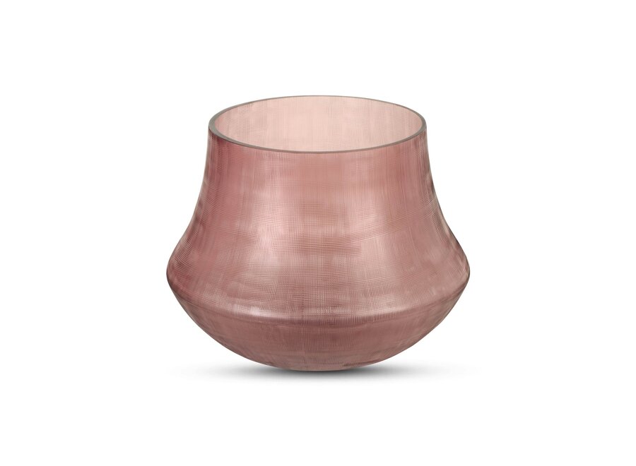 Vase 'Khooni' L - Aubergine