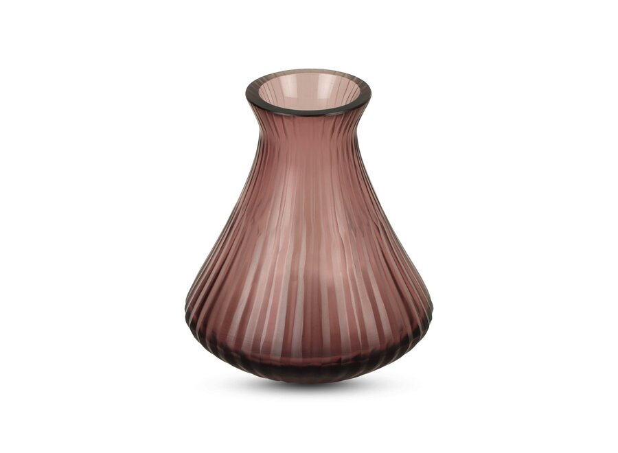 Vase 'Malachite' S - Aubergine