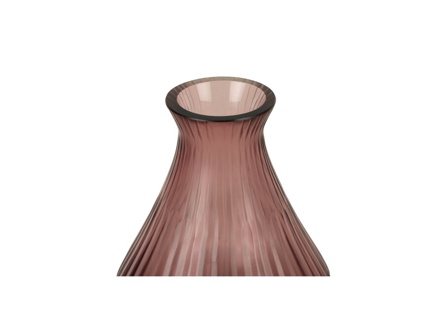 Vase 'Malachite' S - Aubergine
