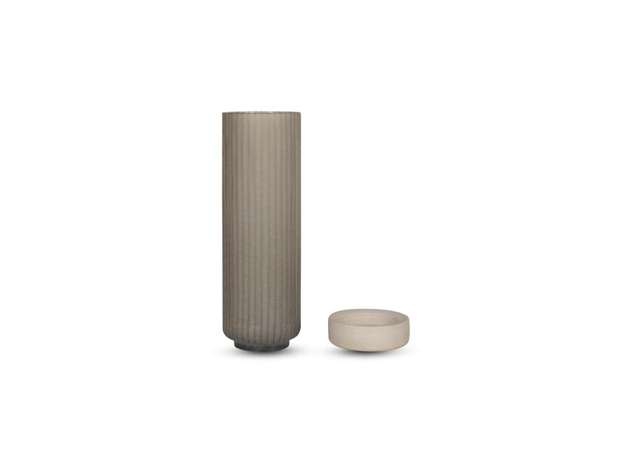 Vase 'Sanidine' S - Smoke