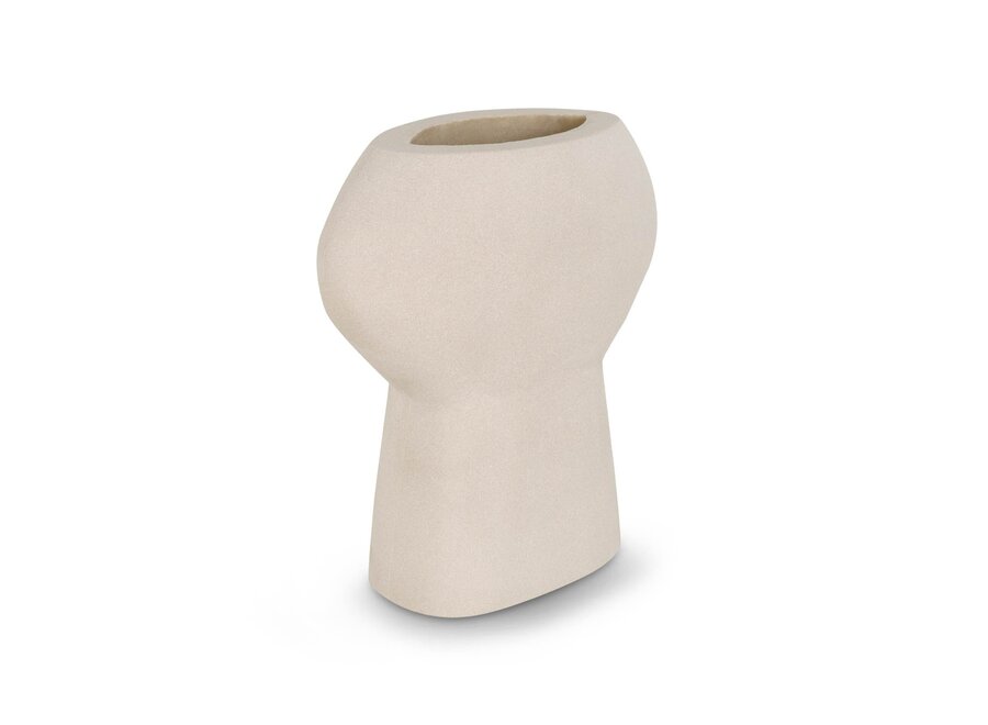 Vase 'Kolding' M - Sandstone