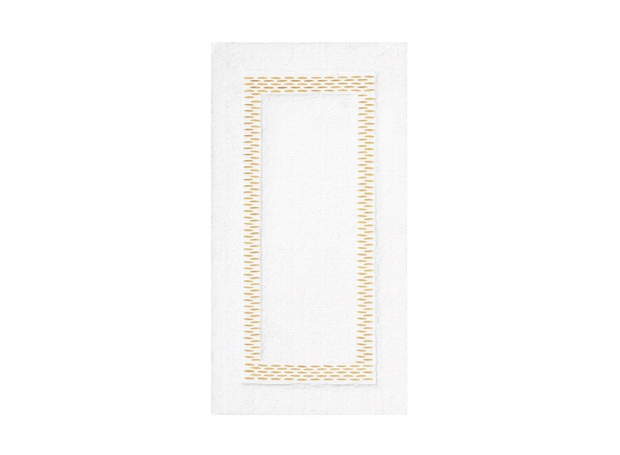 Bathmat 'Alhambra' - White/Gold