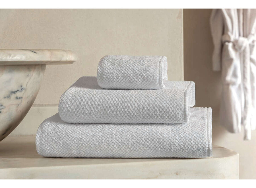 Towel 'Linen Waffle' - White